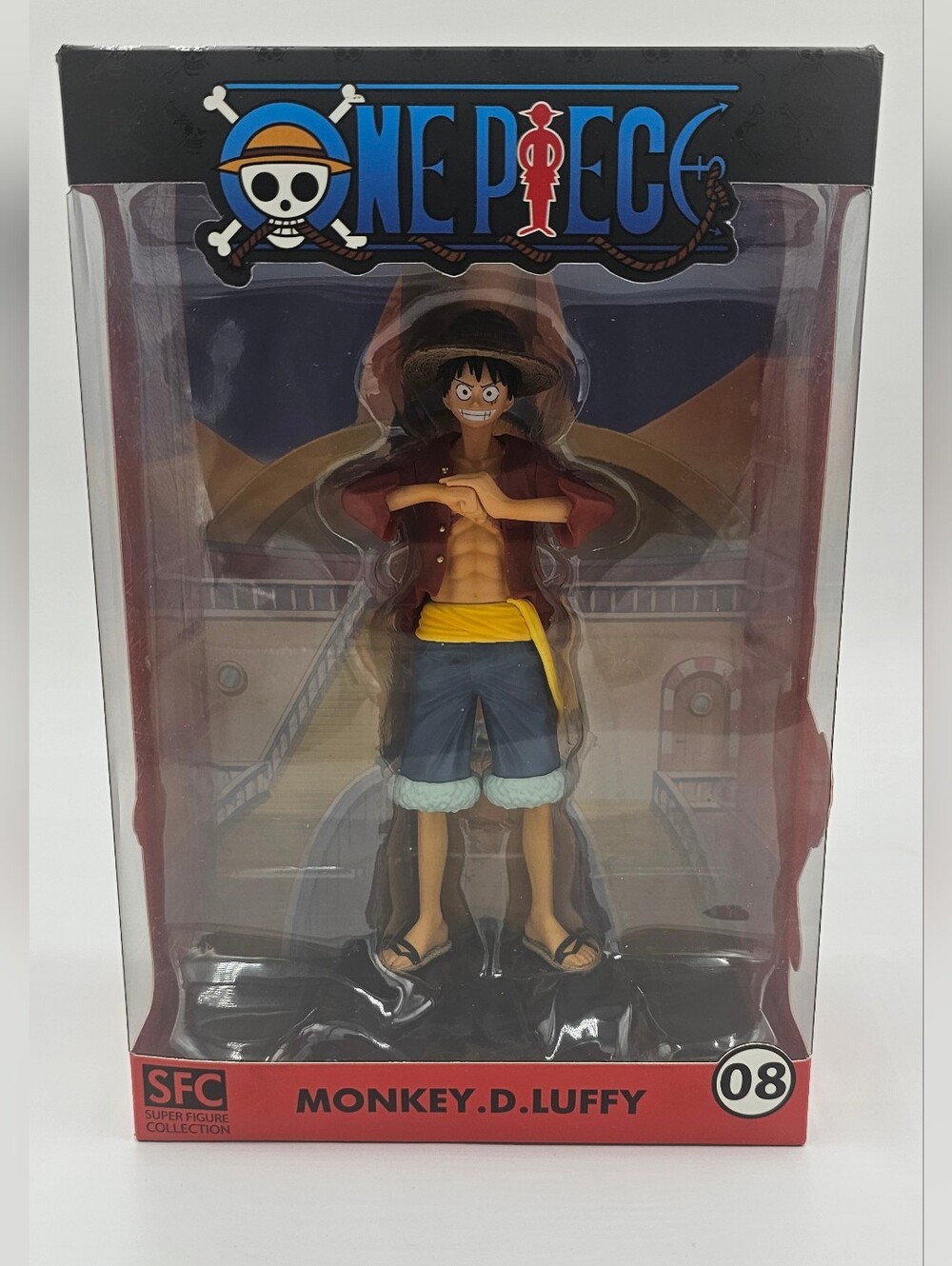 ABYSTYLE Studio One Piece Monkey D. Luffy SFC Collectible PVC Figure 6.5" Tall